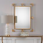 Product Image 2 for Uttermost Balkan Modern Gold Wall Mirror from Uttermost