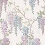 Product Image 3 for Laura Ashley Wisteria Duck-Egg Garden Floral Wallpaper from Graham & Brown