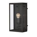 Rear side view of Royster Outdoor Wall Sconce showing mounting studs and side knob