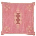 Shazi Tribal Pink/ Tan Throw Pillow 24 inch image 1
