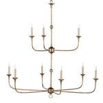 Product Image 2 for Nottaway Bronze Large Two-Tier Chandelier from Currey & Company