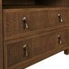 Product Image 4 for Two Drawer, Open Shelf Side Table With Fluted Drawer Fronts In Matte from Worlds Away
