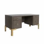 Product Image 6 for Cosby Four Drawer Desk from Worlds Away