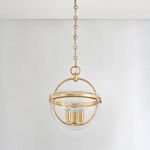 Product Image 4 for Malloy 3-Light Lantern - Vintage Gold Leaf from Hudson Valley