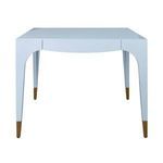Product Image 7 for Square Tapered Leg Two Drawer Game Table With Antique Brass Foot Caps from Worlds Away