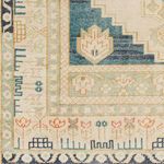 Product Image 2 for Anadolu Hand-Knotted Teal / Cream Rug - 10' x 14' from Surya