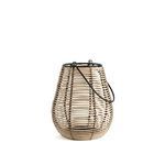 Product Image 6 for Natural Lantern Iron & Bamboo Dia 7" from BIDKHome
