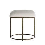 Product Image 8 for Lucas Natural Ivory Hide Leather Stool from Gabby