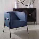 Product Image 9 for Jacobsen Denim Barrel Chair from Uttermost