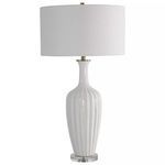 Strauss White Ceramic Table Lamp image 4
