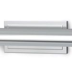 Top view showing rectangular mounting plate and light bar of Devon Picture Light Small