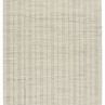 Handwoven Marietta area rug with a cream base and subtle black ticking stripe pattern in a low-pile wool fabric