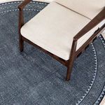 Product Image 3 for Indigo Block Print Round Rug from Four Hands