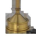Traipse lamp base with illuminated red light on the on/off switch