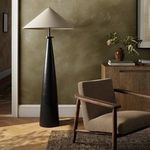 Product Image 9 for Innes Black Aluminum Floor Lamp with Tapered Shade from Four Hands