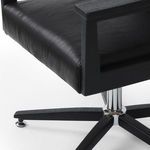 Product Image 19 for Carla Solid Ebony Oak Executive Desk Chair from Four Hands