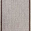 Easton Dove Coffee Rug with light beige color and coffee brown border, flat woven indoor/outdoor design