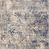 Runner-size Anastasia Mist Blue Rug displaying elongated pattern and distressed detailing