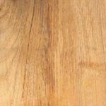 Close-up view of teak wood texture showing grain and color variation