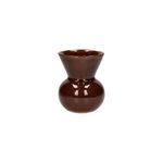 Product Image 1 for Poppy Vase Earthenware Brown Dia 3.9" from BIDKHome
