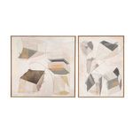Product Image 1 for Escalate Diptych by Coup D'esprit, Framed Abstract Painting - Set of 2 from Four Hands