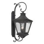 Product Image 1 for Outdoor Wall Lantern Manor Collection In Solid Brass In A Charcoal Finish from Elk Lighting