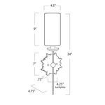 Product Image 5 for Louis Birch Wood Sconce Single - Antique Gold from Regina Andrew Design