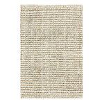 Annello Handspun Jute Area Rug with chunky boucle weave in neutral natural fibers
