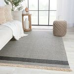 Product Image 9 for Vibe by Strand Indoor/ Outdoor Striped Dark Gray/ Beige Rug from Jaipur 