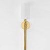Lakeport Wall Sconce viewed from the side, highlighting compact depth and profile