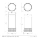 Product Image 7 for Evelique Hurricanes, Set of 2 from Arteriors