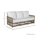 Product Image 20 for Newport Burlap Woven Sofa from Summer Classics