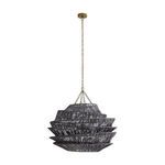 Product Image 2 for Barton Dark Gray Raffia Pendant from Arteriors