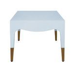 Product Image 4 for Tapered Leg Coffee Table With Antique Brass Foot Caps from Worlds Away