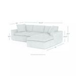 Product Image 10 for Plume Two Piece Sectional from Four Hands