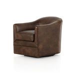 Product Image 10 for Quinton Round Swivel Accent Chair - Arvada Cigar from Four Hands