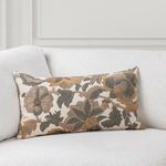Product Image 3 for Jana Dry Sage Cotton Embroidered Throw Pillow from Classic Home