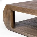 Another side close-up focusing on the smooth wood grain and inner vertical support