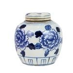 Product Image 3 for Blue & White Mini Jar The Peony from Legend of Asia