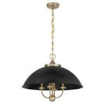 Product Image 1 for Monterey 4-Light Pendant Warm Brass from Savoy House