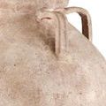 Close-up showing surface roughness and patina variation on Pompeii Table Lamp base