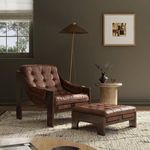 Product Image 14 for Halston Heirloom Sienna Top Grain Leather Chair with Ottoman from Four Hands