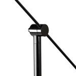 Close-up of the pole joint mechanism attaching the angled arm to the vertical pole