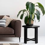 Product Image 7 for Noir Black Acacia Side Table from Creative Co-Op