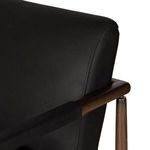 Product Image 4 for Markia Brickhouse Black Leather Accent Chair from Four Hands