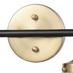 Product Image 12 for Boudreaux 2 Light Vanity Lamp In Matte Black And Antique Gold With Sphere Shaped Glass from Elk Lighting