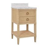 Product Image 2 for Bath Vanity With White Marble Top from Worlds Away