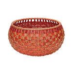 Product Image 1 for Medium Fish Scale Basket In Red And Orange from Elk Home