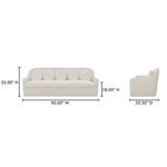 Product Image 11 for Rialto White Sofa from Moe's