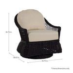 Product Image 21 for Soho Woven Swivel Glider from Summer Classics
